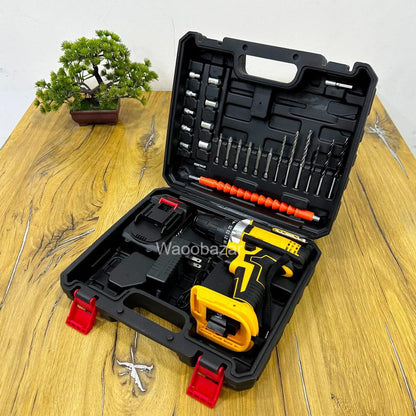 Rechargeable Drill with 25+ Accessories | Cordless & Fully Loaded Kit