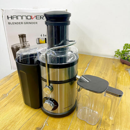 HANNOVER 4-in-1 Food Processor | Blender,Chopper,Grinder and Juicer | 1800W