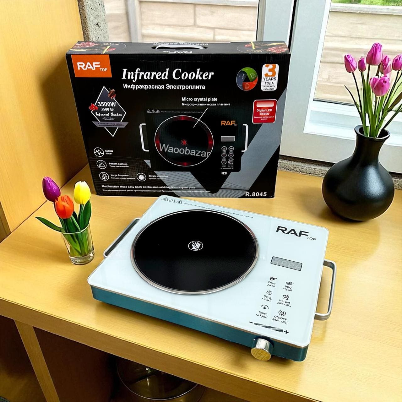 RAF Infrared Ceramic Induction Stove | 3500W