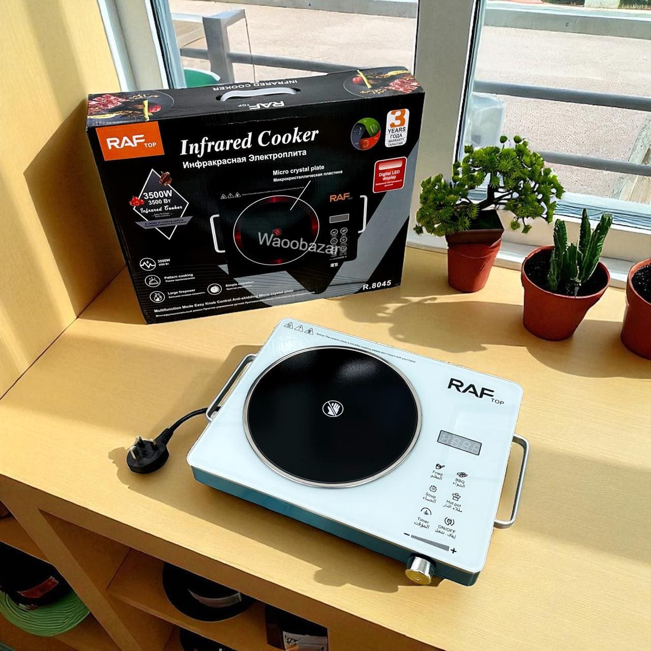 RAF Infrared Ceramic Induction Stove | 3500W