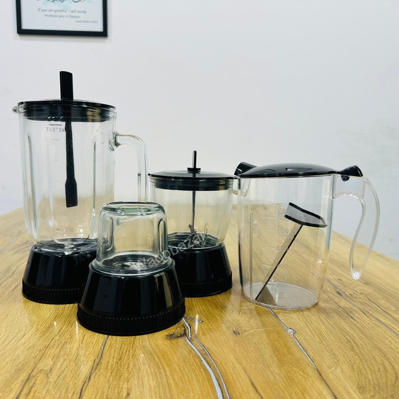 JUBAKE 4-in-1 Food Factory | Juicer, Blender, Grinder & chopper | 1500W