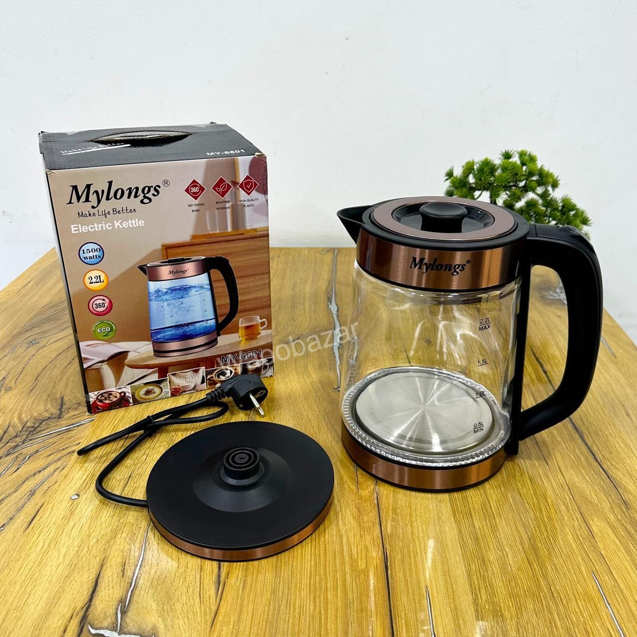 MYLONGS Electric Kettle | 2.2 Litter