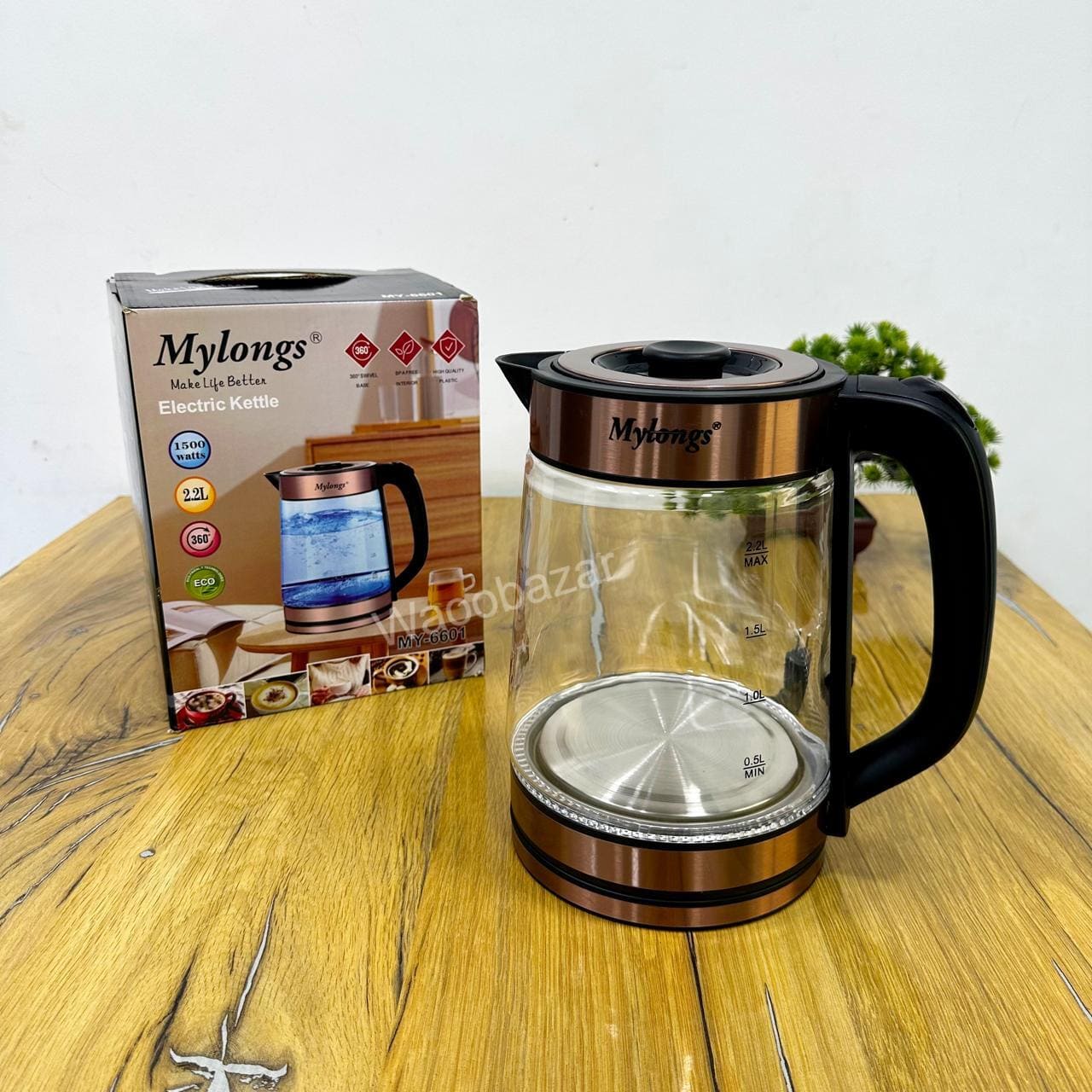 MYLONGS Electric Kettle | 2.2 Litter