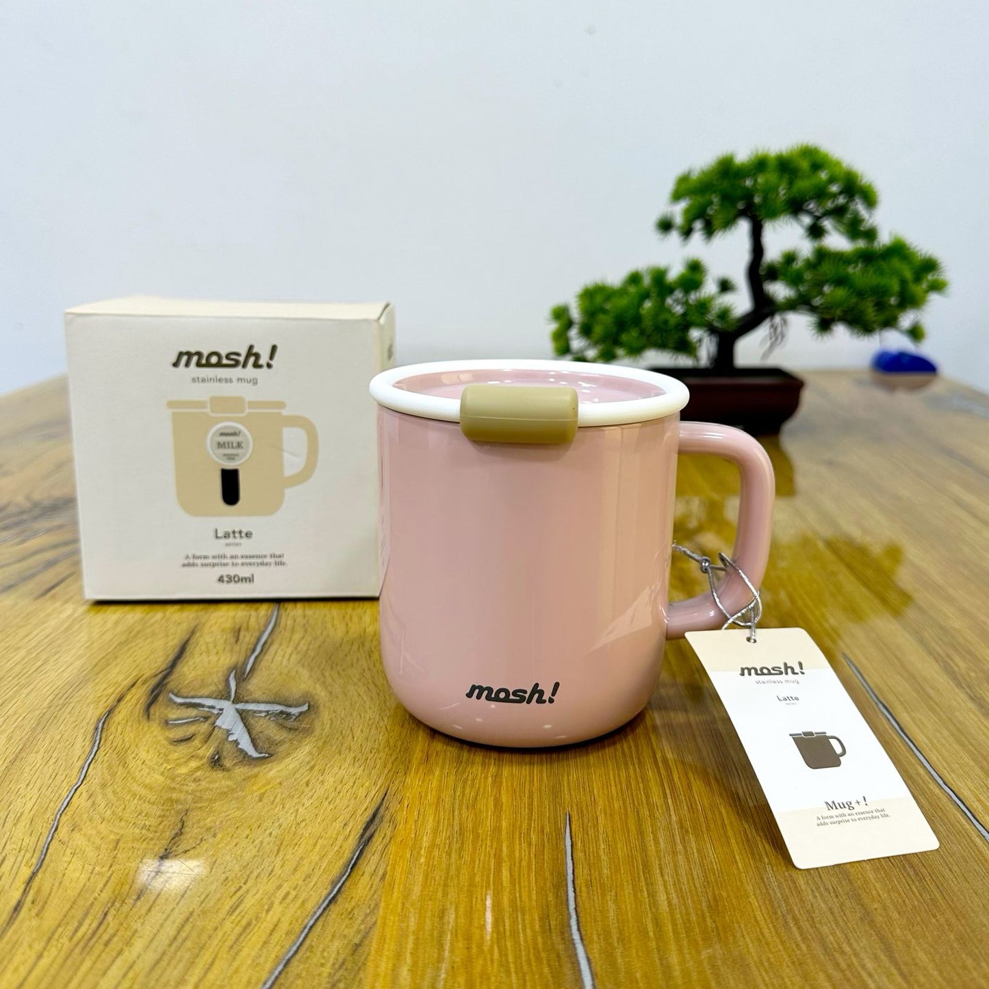 Japanese Mug | Mosh latte Mug | 430 ML | Stainless Steel