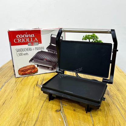 Cocina CRIOLLA | Sandwich & Panini Maker | 1500W