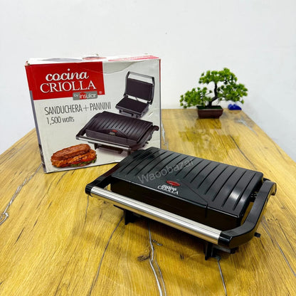 Cocina CRIOLLA | Sandwich & Panini Maker | 1500W