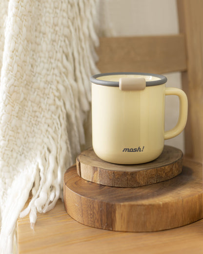 Japanese Mug | Mosh latte Mug | 430 ML | Stainless Steel