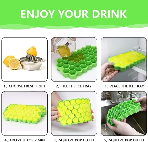 Silicone Ice Tray | Honey Comb Style